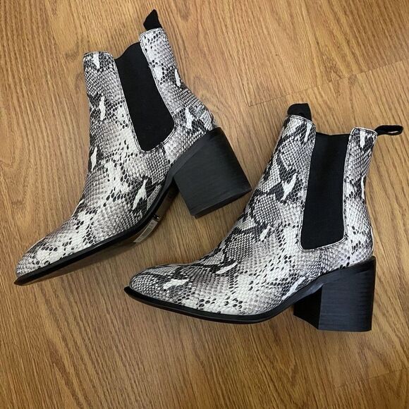 NEW! tony bianco hampton natural snake point toe western boots size US 7 - Picture 12 of 13